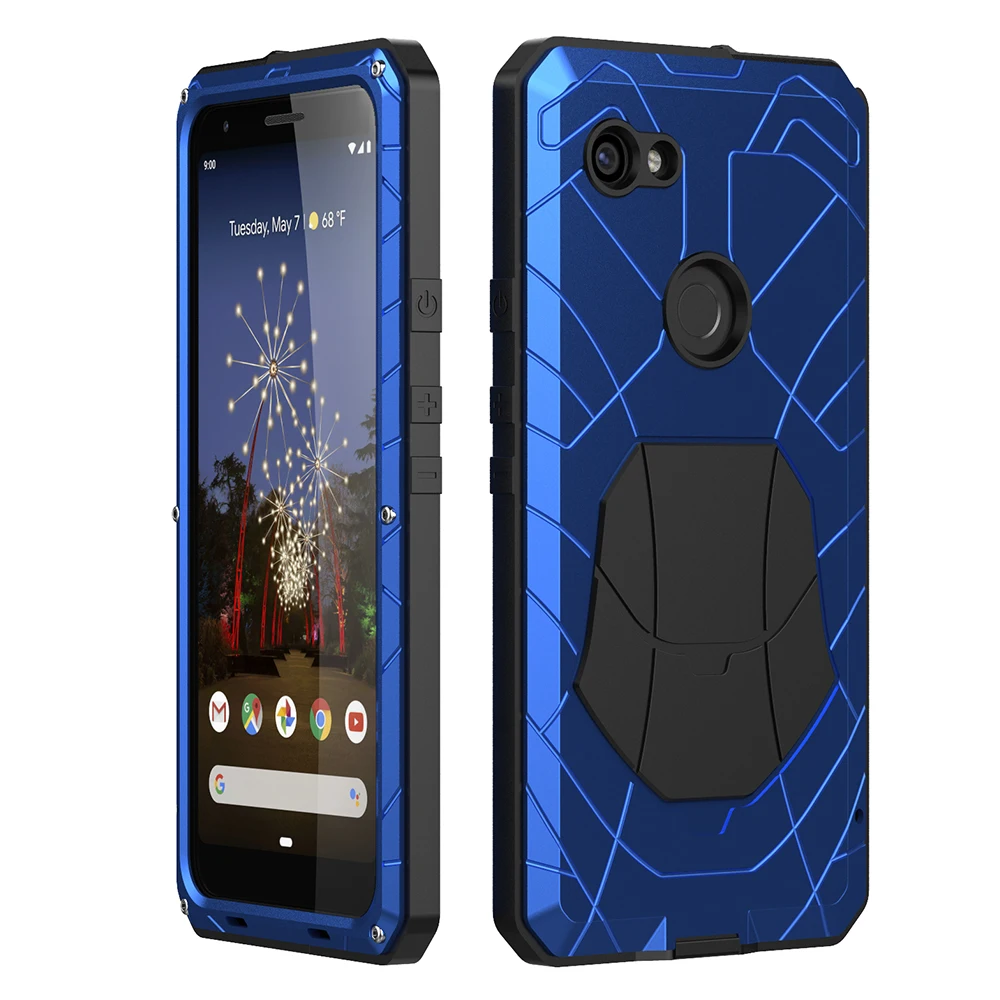 Для Google Pixel 3A 3A XL чехол жесткий алюминиевый металлический Закаленное стекло Защитная крышка для Google Pixel 4 4XL защитный чехол