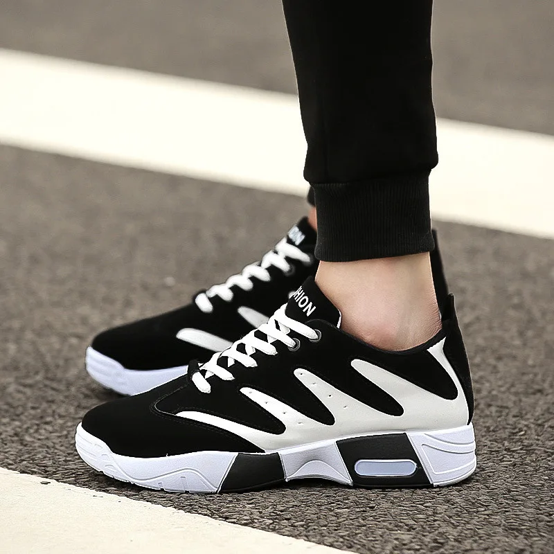 

Spring new canvas sports men's shoes han version of the trend of men's leisure shoes running high tide shoe