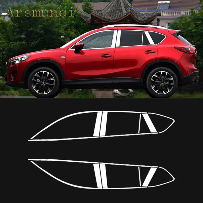 Авто аксессуары подходят для Mazda CX-5 CX5 2012 2013 из Нержавеющей Стали Подоконник рамка Обложка планки 22 шт
