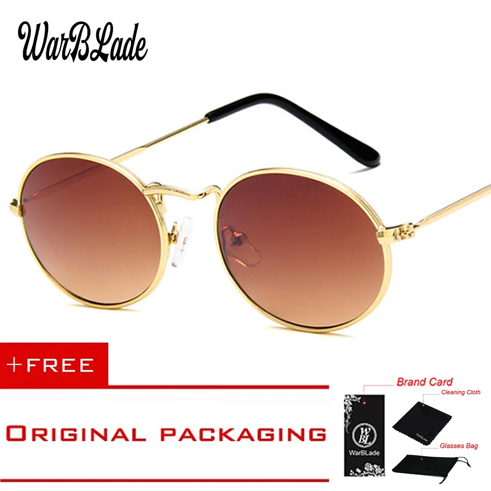 2018 модные дизайнерские маленькие круглые солнцезащитные очки Lunette W в стиле ретро