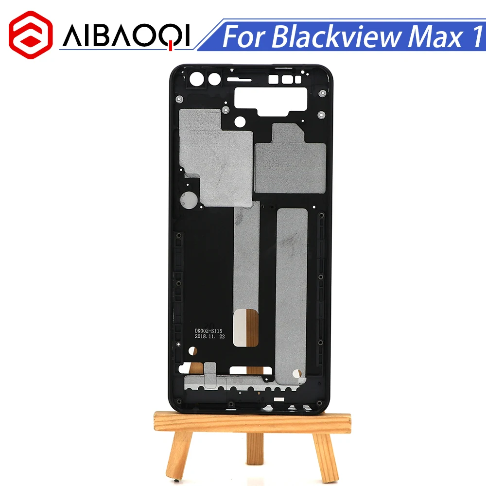 AiBaoQi новая Оригинальная передняя рамка для 6,01 дюйма Blackview MAX 1 Передняя Крышка корпуса замена корпуса+ 3 М клей