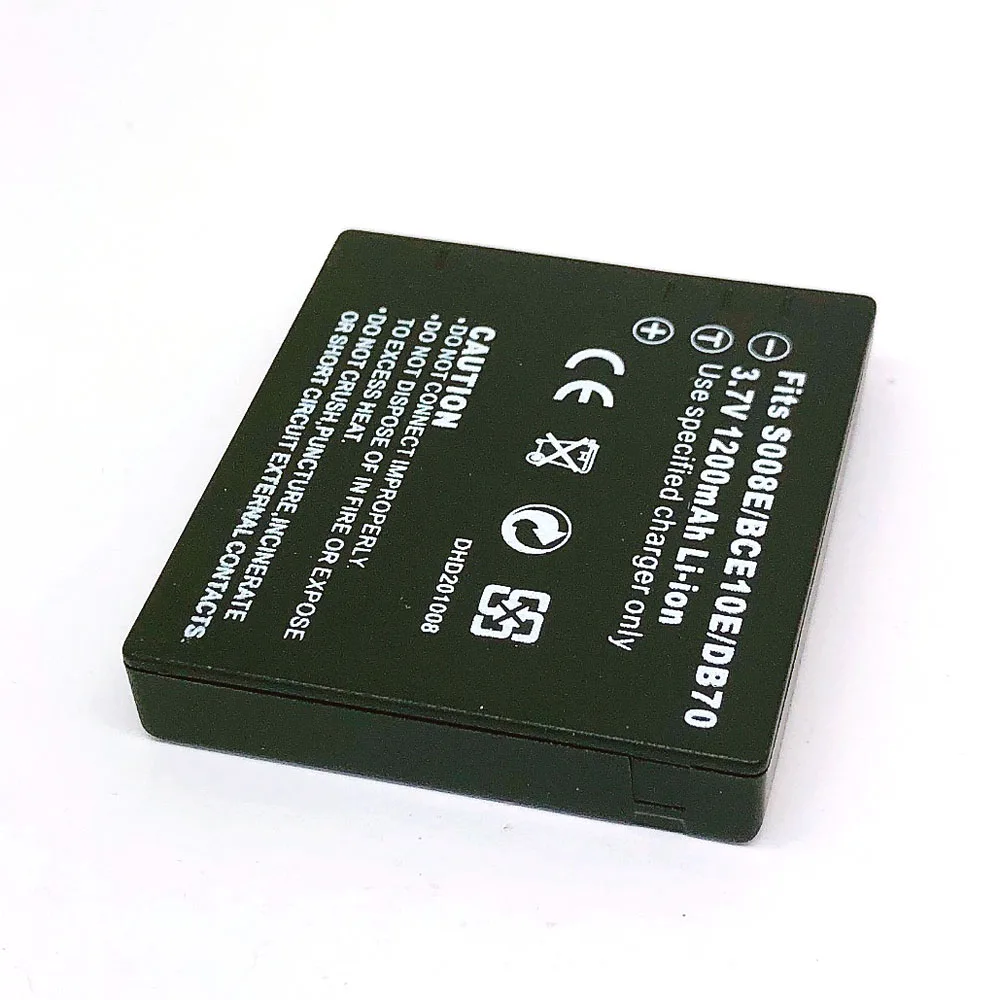 DMW BCE10 BCE10E CGA S008 VW VBJ10 DB 70 Батарея для цифрового фотоаппарата Panasonic DMC FS3 FS5 FS20 FX30 FX33 FX35
