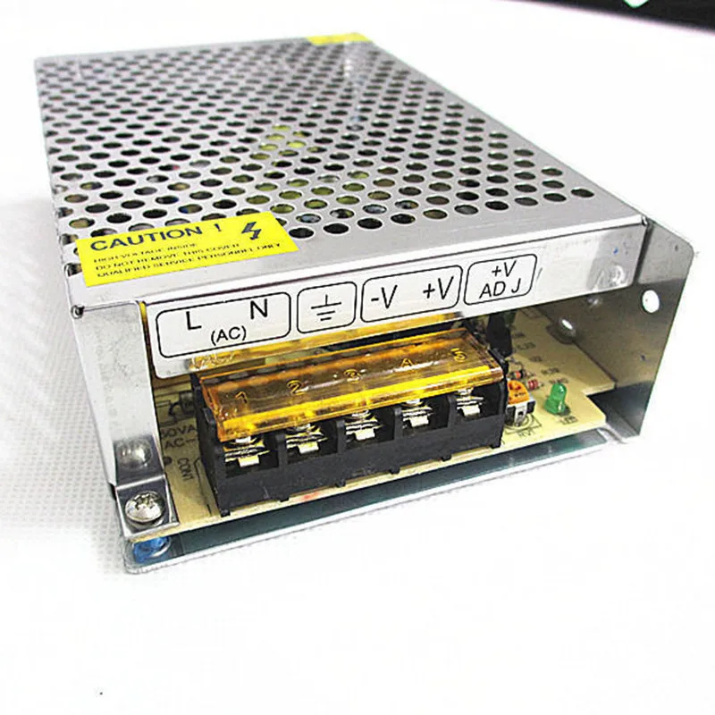 DC 12V 5A 60W switch power supply  for ws2811 5050 3014 2835 5630 6803 3528 led strip small size 110 X 78X78  AC 100-240V enlarge