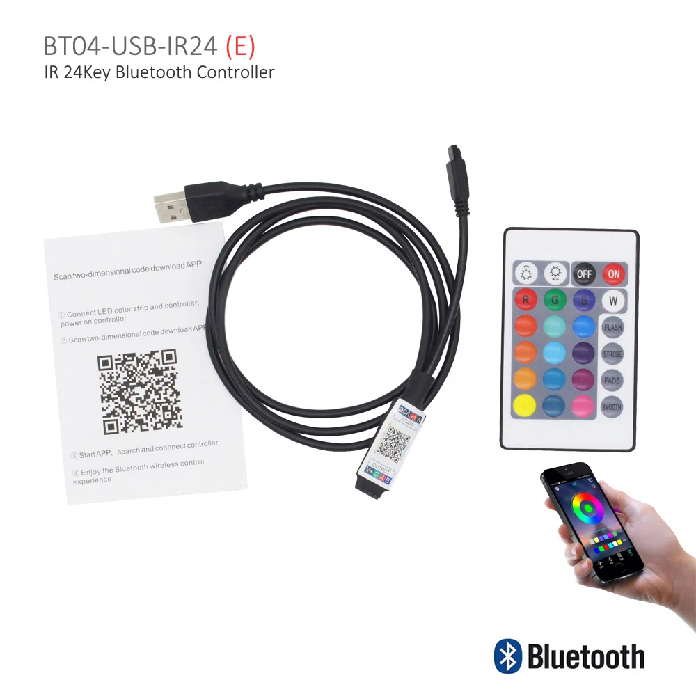 Bluetooth контроллер RGB 5 В 12 24 В|Контролеры RGB| |