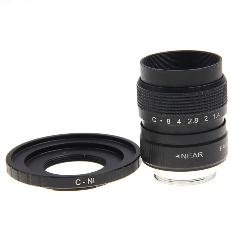 Новый Fujian 25 мм F1.4 CCTV ТВ Объектив + C-N1 кольцо для крепления Nikon 1 J5 S2 J4 V3 AW1 S1 J3 V2 J2 J1 V1 |