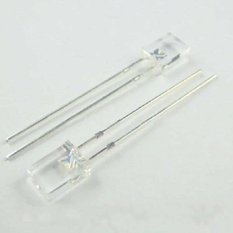 Светодиодный светильник с длинными ножками 2*5*7 квадратный белый зеленый