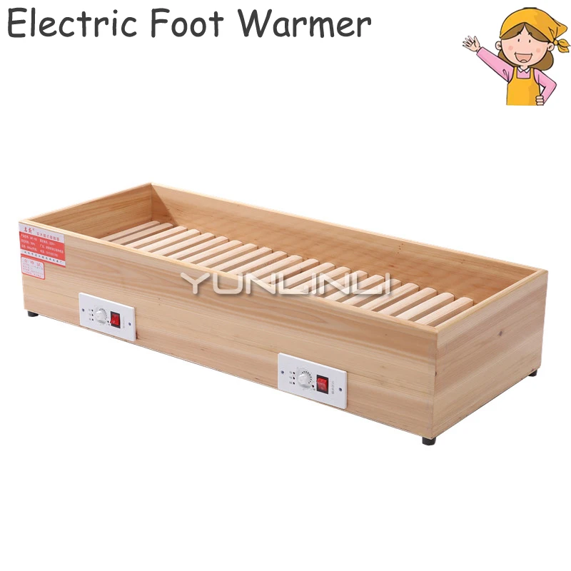 

Electric Foot Warmer Household & Office Electric Wire Heater Solid Wood Foot Warming Machine For Winter Heating Device MF-140
