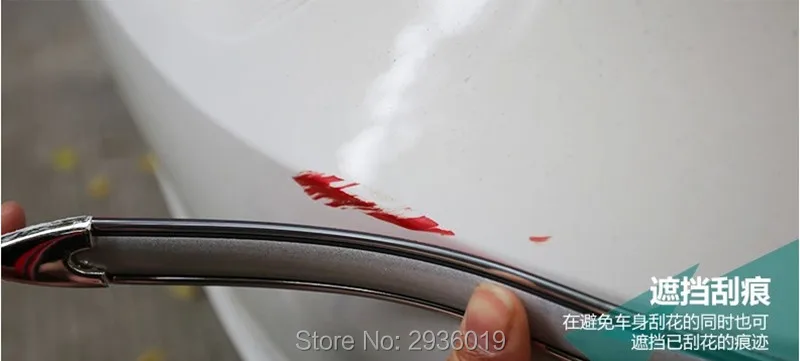 Автомобильные наклейки 4 шт./компл. полоса для удара кузова автомобиля Ford mondeo kuga