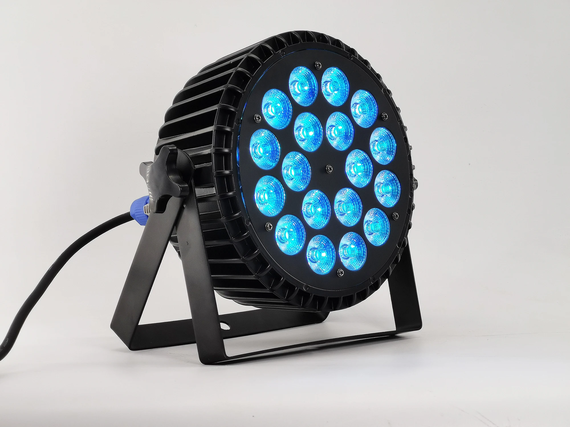 Алюминий Par 18X12 Вт Led par свет RGBW 4в1 в/из авиационный штекер Led плоский par 18x12 Вт dj цветные лампы
