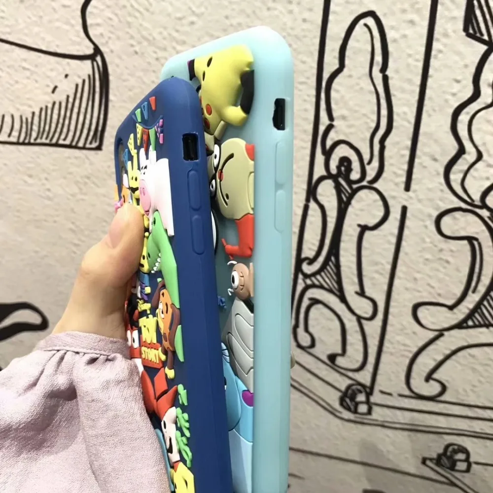 ORYKSZ для iphone X XS XR MAX случае Винтаж мультфильм шаблон телефона силиконовые мягкие
