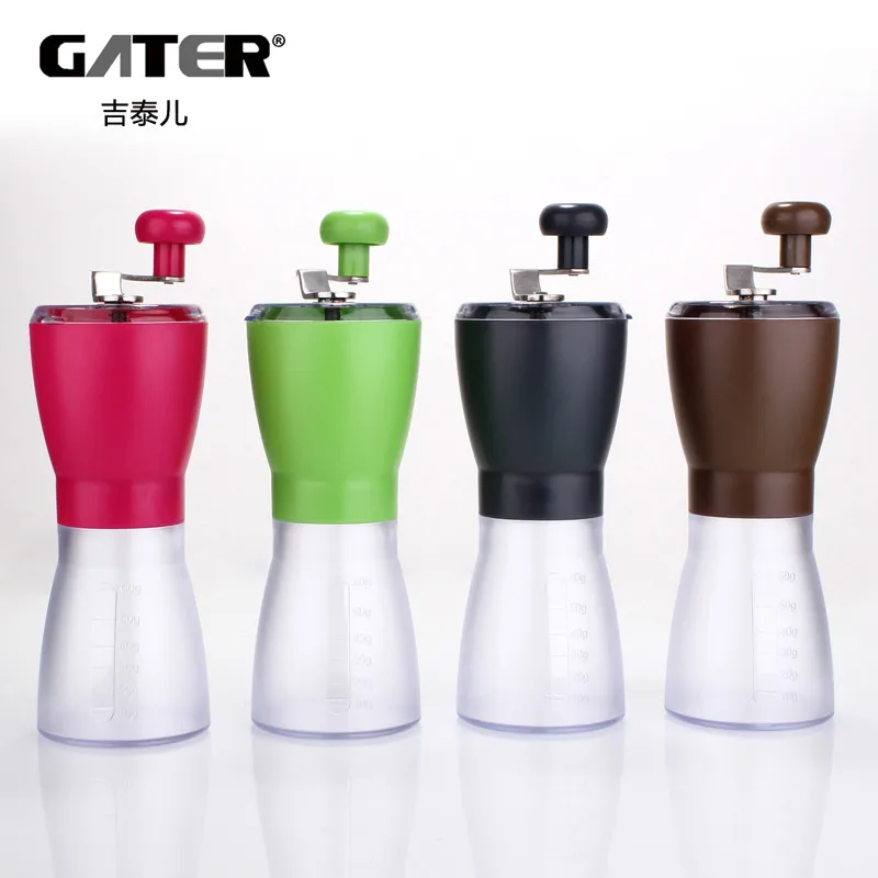 GATER ручная кофемолка моющиеся керамика Core нержавеющая сталь Ручка Кухня Еда бобы