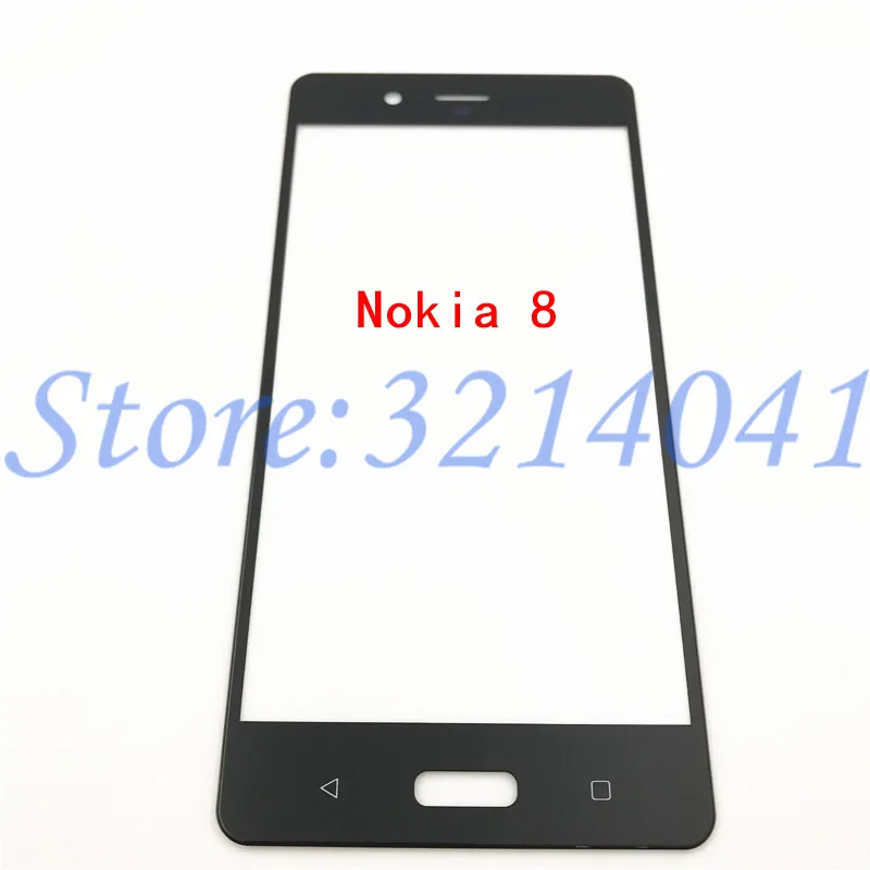 10Pcs/Lot Touch screen Panel For Nokia 3 5 6 7 7Plus 8 Front Outer Glass Top Lens Screen N3 N5 N6 N7 Plus N8+Logo | Мобильные