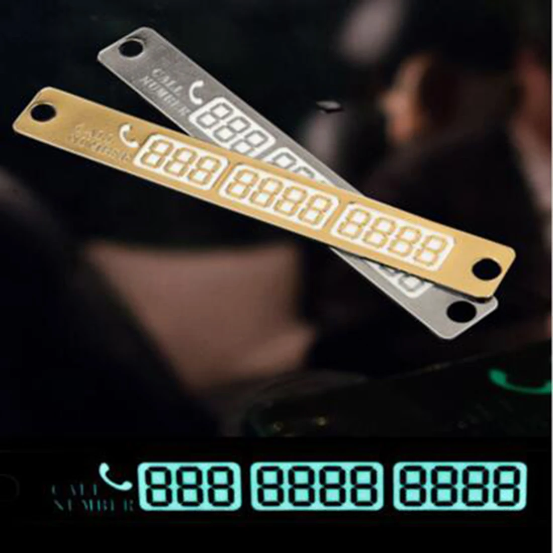 Светящийся телефонный номер Dewtreetali табличка с присоской для телефона|card telephone