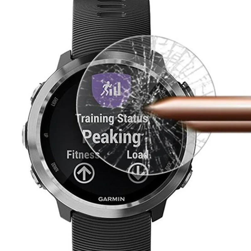 Защитная пленка для Garmin Forerunner 645 закаленное стекло на весь экран Анти Царапины