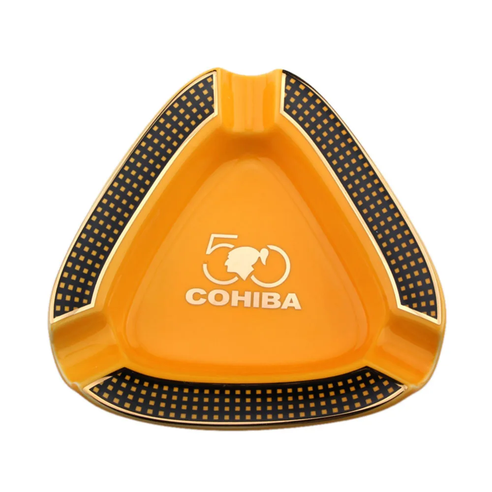 Фото Новое поступление COHIBA керамическая пепельница для сигар держатель 3 сигары с Новое поступление COHIBA керамическая пепельница для сигар держатель 3 сигары с