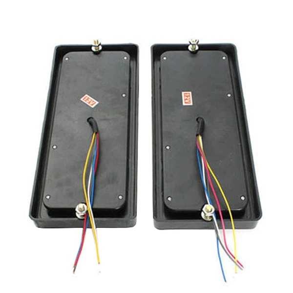 2x12V 12 5 Inch 44 светодиодный рабочими электрическими схемами сзади лодка прицеп