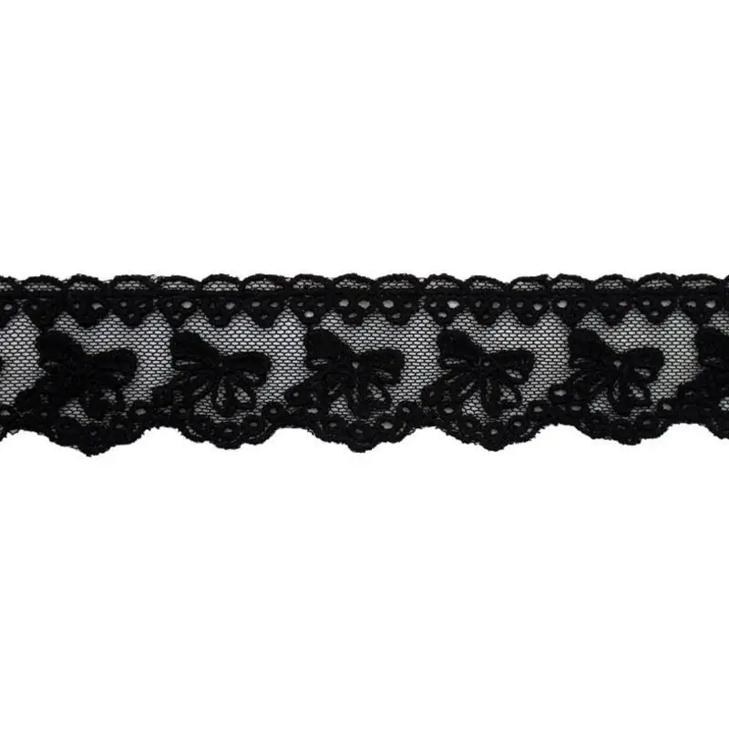 

15 Yards Bow Double Edge Lace DIY Handmade Clothing Accessories Mesh Embroidery Lace 3.5 Cm Wide