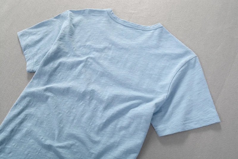 Мужская футболка с коротким рукавом camiseta chemise летняя Однотонная круглым