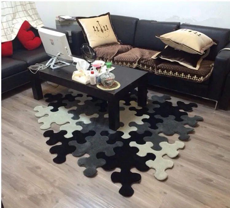 Современный Креативный персональный акриловый ковер ручной работы прикроватный