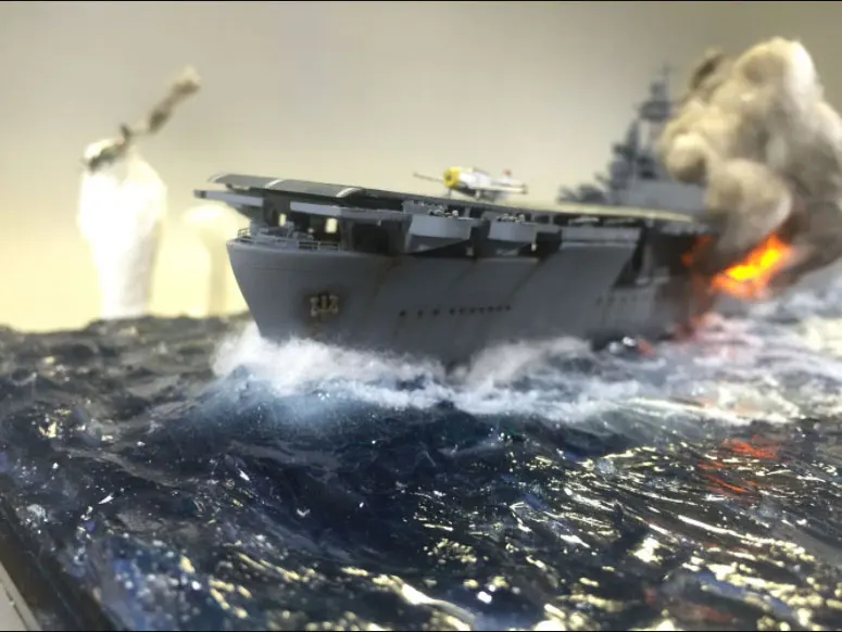 1: 700 Второй мировой войны модель корабля Shenfeng спецназ предприятия сцены Pacific