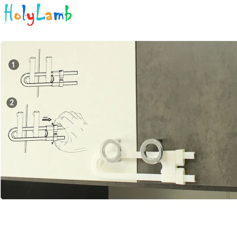 U образный замок для шкафа безопасности детей защита замок|Замки и блокираторы