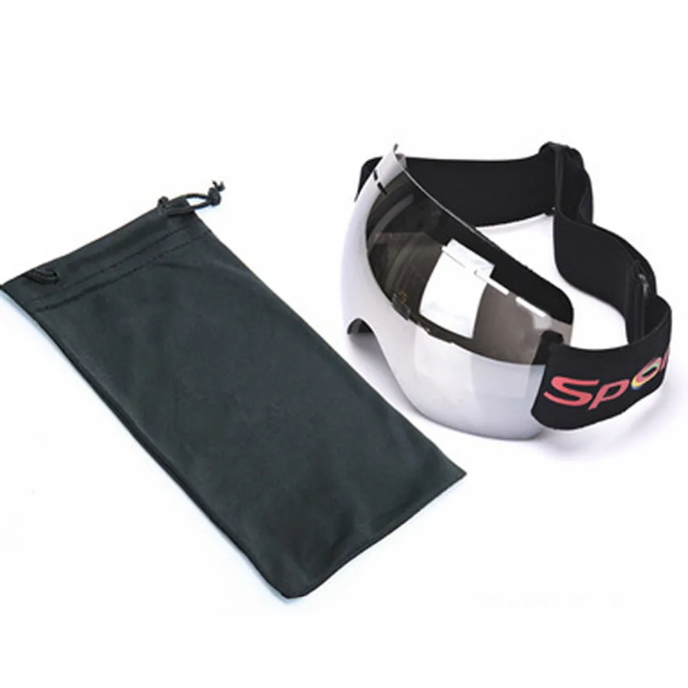 ROBESBON Ski Goggles Double Layers UV400 Anti-fog Big Sking Mask Glasses Skiing Men Women Snow Snowboard | Спорт и развлечения