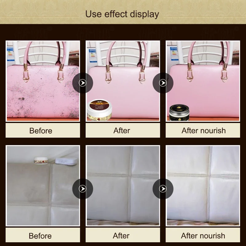 

Multifunctional Leather Cleaner Car Seat Leather Wallet Refurbishing Repair Cream can CSV