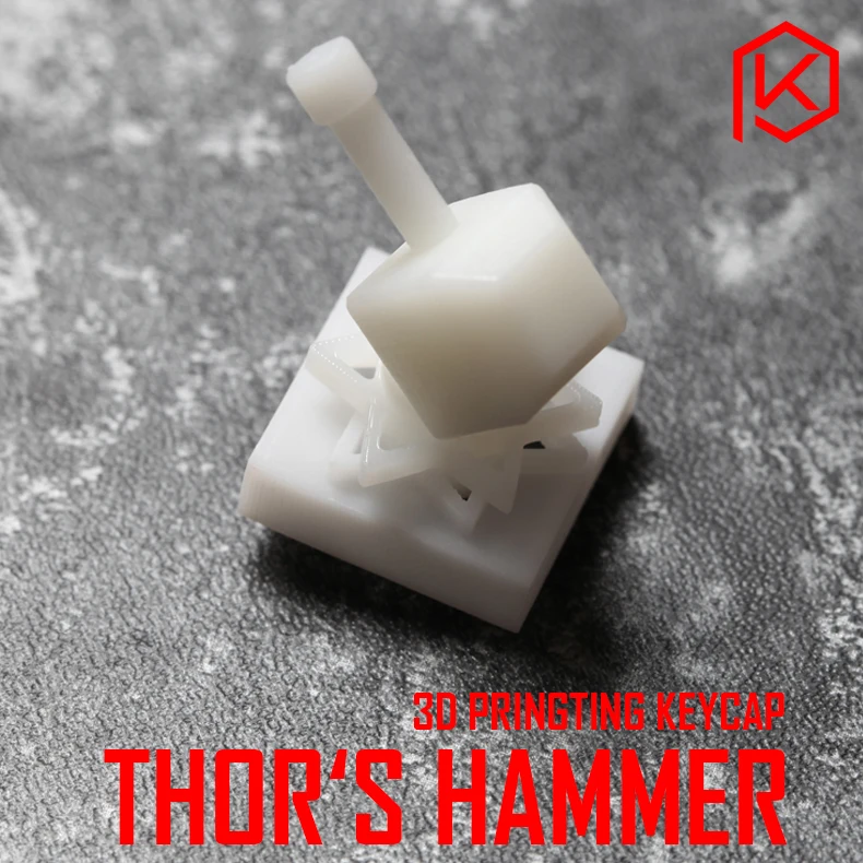 Новинка блестящая клавиатура с 3D принтом pla thor hammer Механическая Подсветка