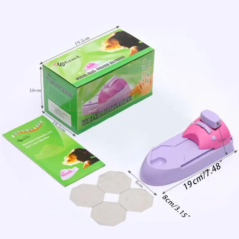 

Nail Art Printer Easy Printing Pattern Stamp Manicure Machine Stamper Tool Set