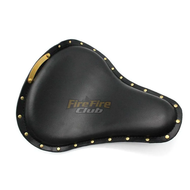Synthetic Leather Motorcycle Solo Driver Seat Vintage For Harley Sportster 883 1200 XL Dyna Chopper for Honda |
