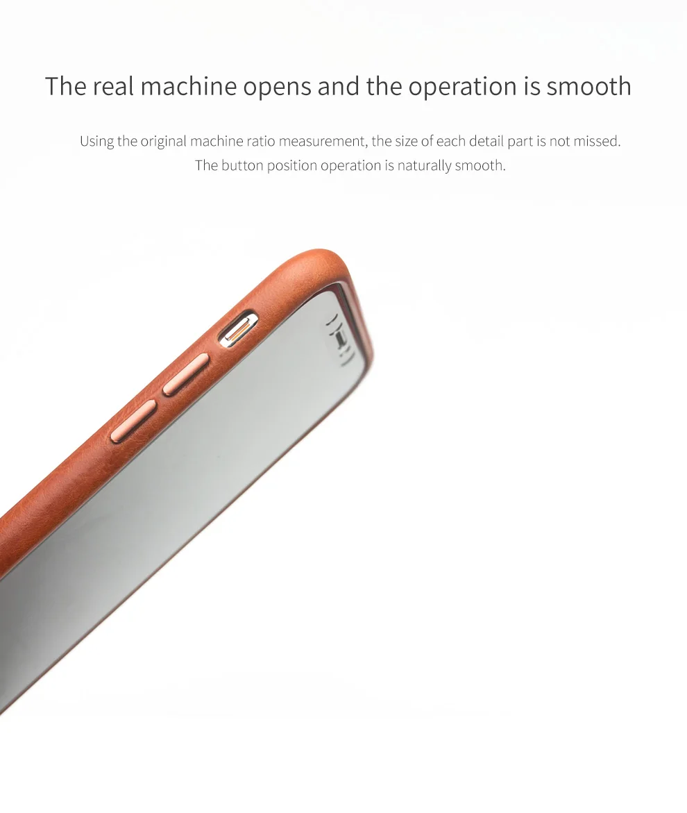 QIALINO натуральная кожа Модный чехол для телефона Apple для iPhone X чистый ручной работы ультратонкий бизнес задняя крышка для iPhone X 5,8