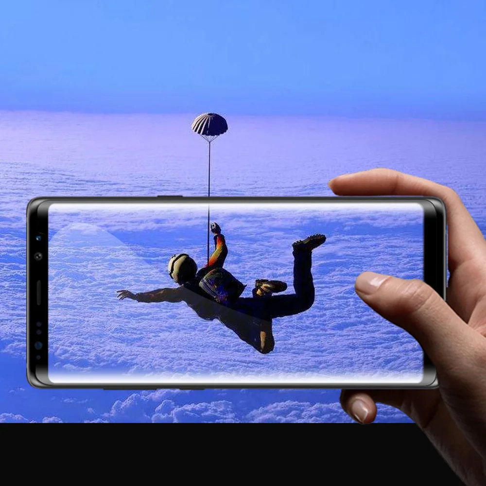 0 25 мм 3D половина охвата изогнутые Стекло Экран протектор для samsung Galaxy Note 8 Note8 S6 S7