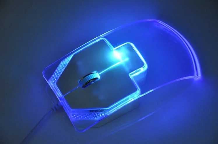 Супер мило прозрачным люминесцентные курсор мыши форма Четыре вида цвета +