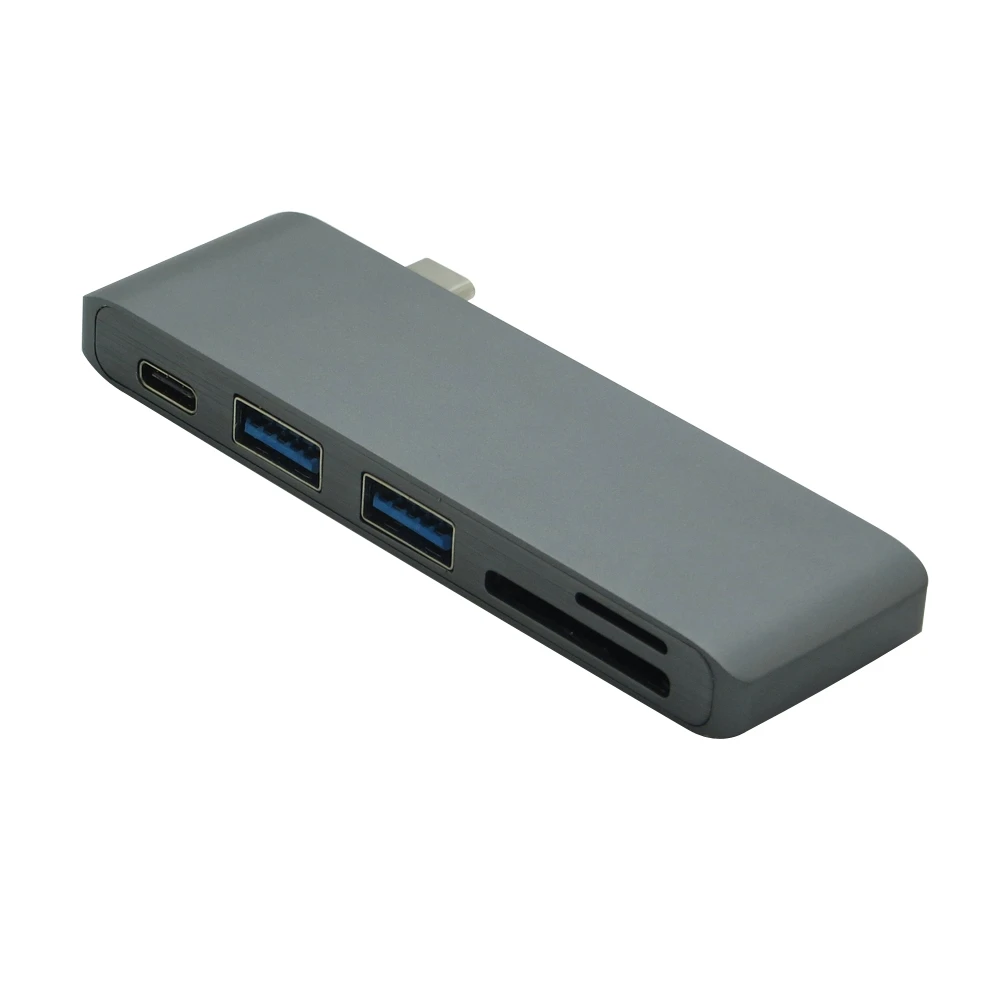 USB-концентратор 5 в 1 USB 3 0 Type C разветвитель адаптер OTG комбинированный кардридер