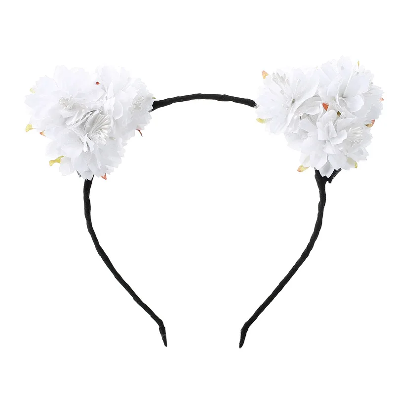 10 шт. детский обруч для волос с кошачьими ушками