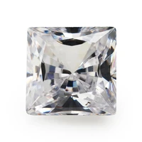 size 4x48x8mm square shape radiant cut white 5a loose cubic zirconia stone