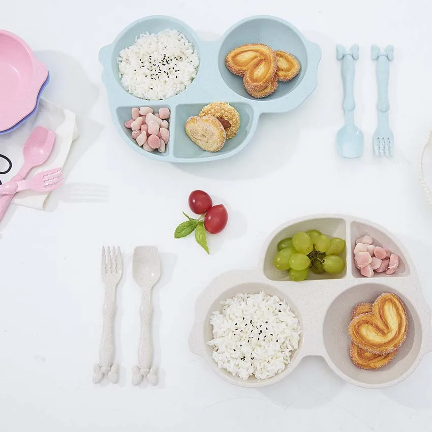 Детская мультяшная машина риса фруктов суп посуда для кормления c изображением