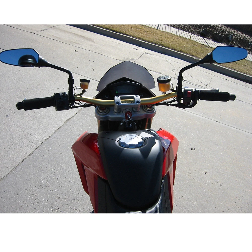 CNC алюминиевый руль мотоцикла 7/" 22 мм ручка трубы 1 1/8" 28 мм руль для Honda MSX 125 Kawasaki Ducati Yamaha
