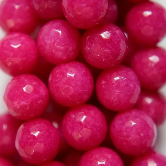 8 мм Гранёные с одной и плоские другой стороны пурпурный кварцевый круглый