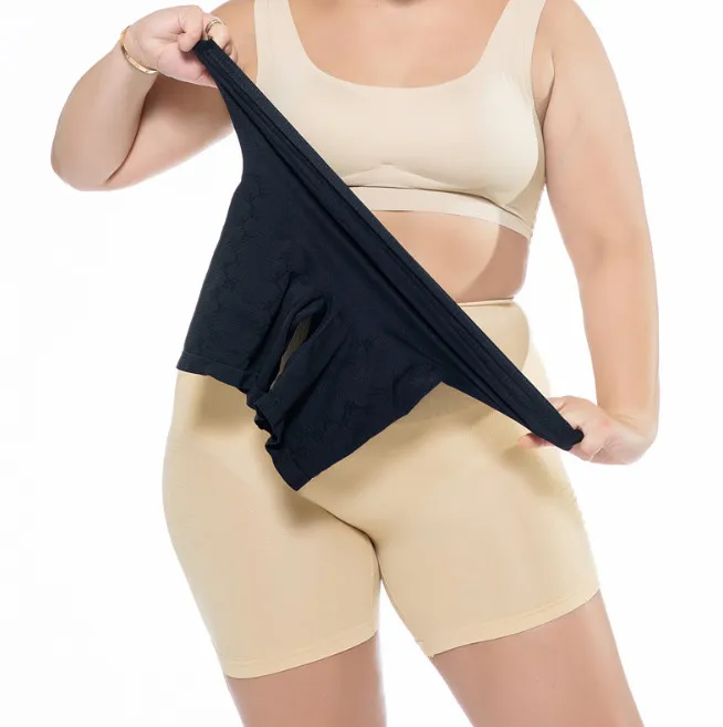 High Waisted Safty Pants Plus Size Super Stretchy 4XL 5XL Push Up Underwear Big Size in Women ouc547