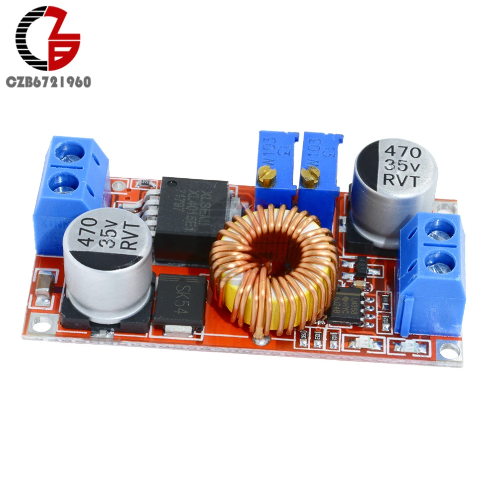 XL4015 DC-DC постоянного Напряжение Текущий Модуль ldo понижающего преобразователя зарядная плата литиевая Батарея Зарядное устройство 5 V-32 V постоянного тока до 0,8 V-30 V Макс 5A