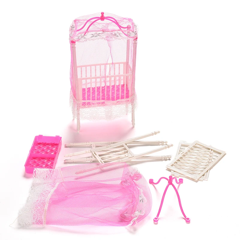 Маленькая милая детская кроватка для девочек кукла мебель детской кровати