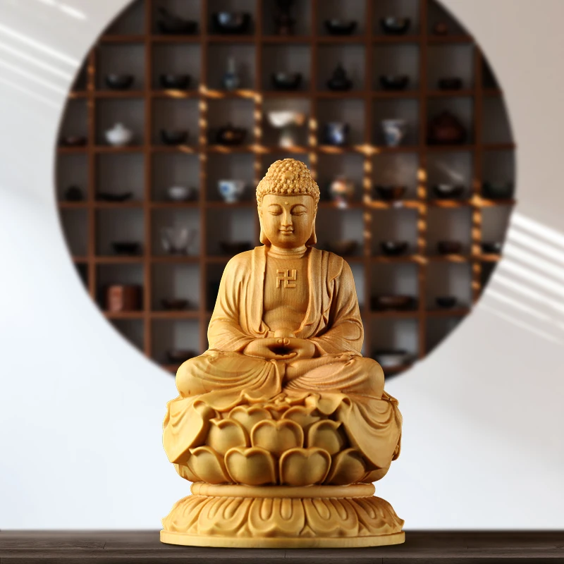 CCZHIDAO Япония закон Будды высота каблука 10 см дерево скульптура Dharma однотонные