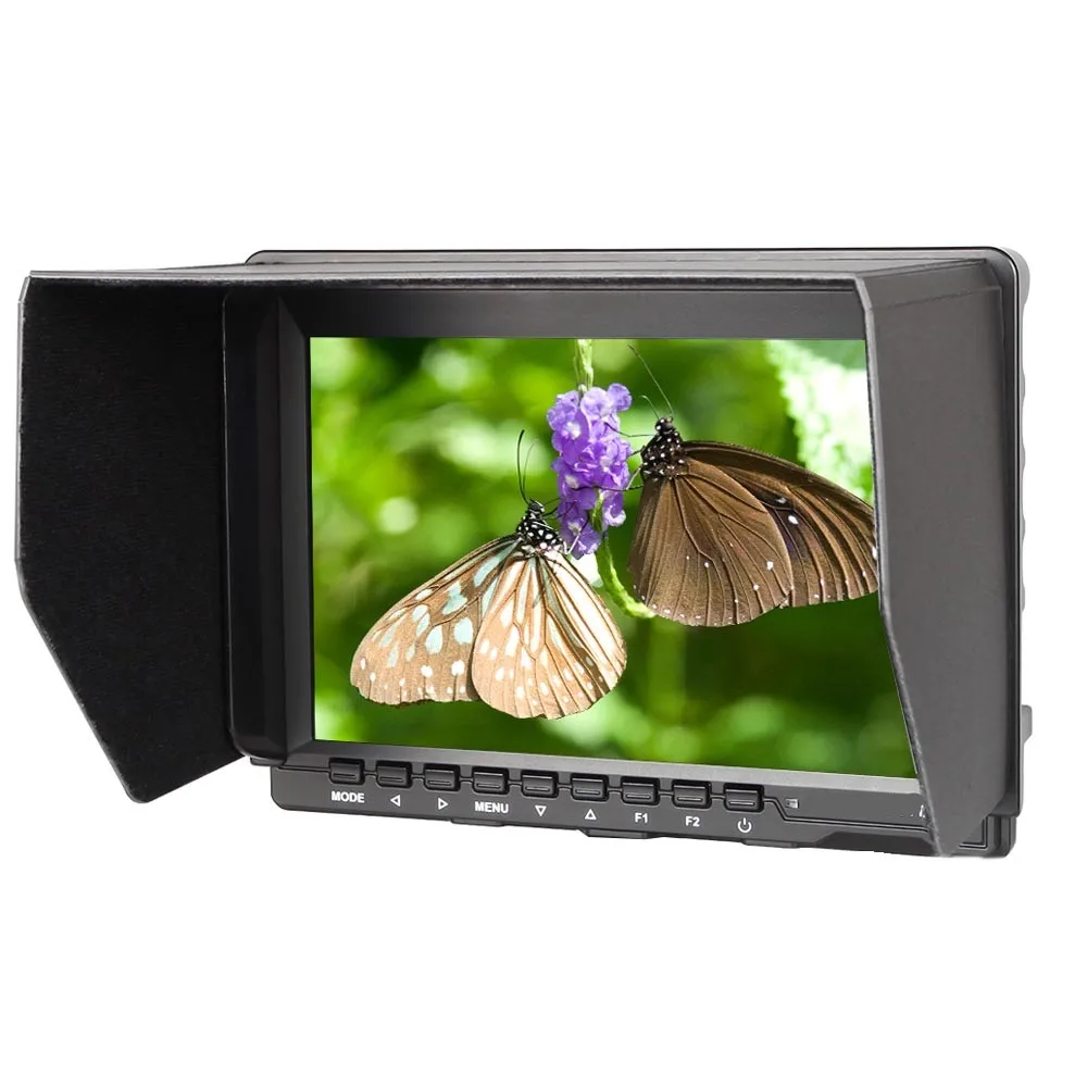 

Новый 10,1 "16:10 IPS HD монитор 1280*800 пикающий фильтр 5D II камера с AV HDMI VGA вход F970 слот для батареи с солнцезащитным козырьком