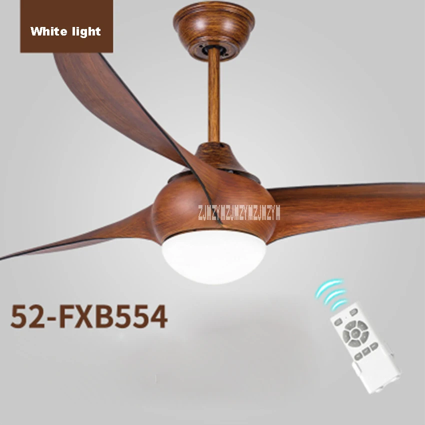 

DC Variable Frequency Ceiling Fan Lights Simple Fashion LED Remote Control Restaurant Mute Ceiling fan lights 110-240V 15-75W