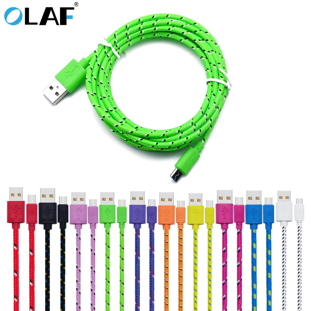 Кабель Micro USB Olaf кабель для быстрой зарядки и синхронизации данных Samsung Xiaomi Huawei HTC LG