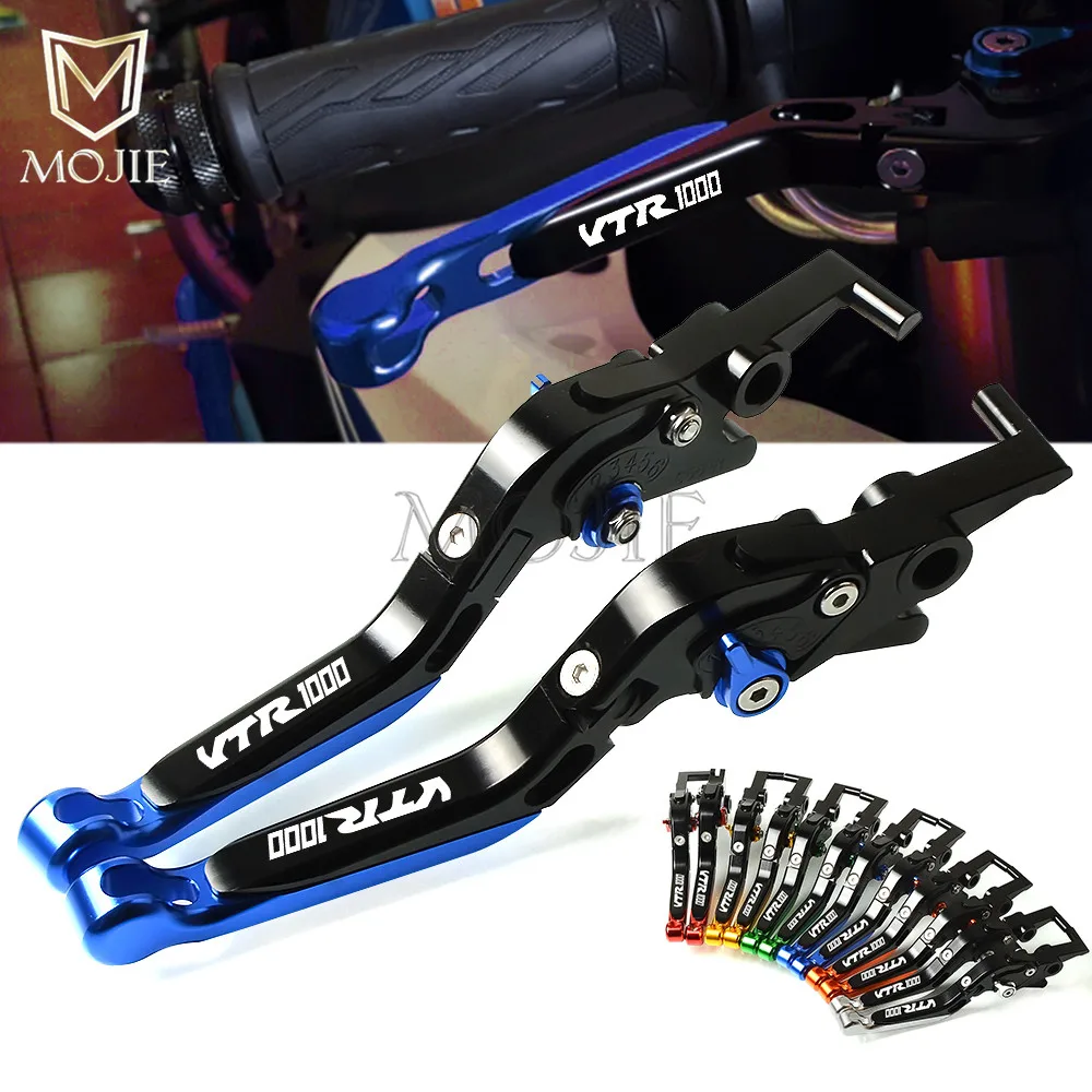 Для Honda VTR 1000 VTR1000 FV/FW/FX/FIRESTORM 1997-1999 Мотоцикл CNC регулируемые складные выдвижные