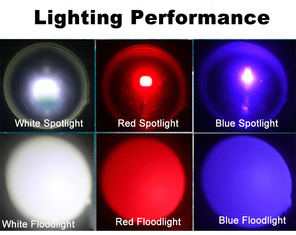 ARCHON D12U Дайвинг фонарик 100 м Zoomable Dive Light(белый+ красный+ синий свет CREE светодио дный) 1200 люмен подводный фонарик