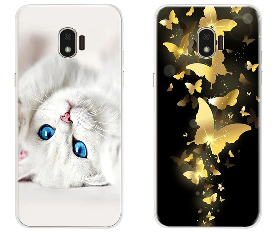 Чехол с рисунком для Samsung Galaxy J2 J250 SM-J250F Мягкий силиконовый чехол для задней панели телефона для Samsung J2 Pro J2Core J260F чехол