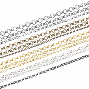 Цепочка металлическая для ожерелья, 10 млот, 233,8 мм